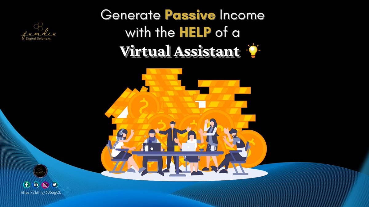 FemdieVAS's tweet photo. Generate Passive Income with the HELP of a Virtual Assistant
Read more here: https://t.co/hb9KwIqaFP
#femdiedigitalsolutions
#virtualassistant
#virtualprofessional
#healthcarevirtualassistant
#freelancer https://t.co/kDCD8i1olD