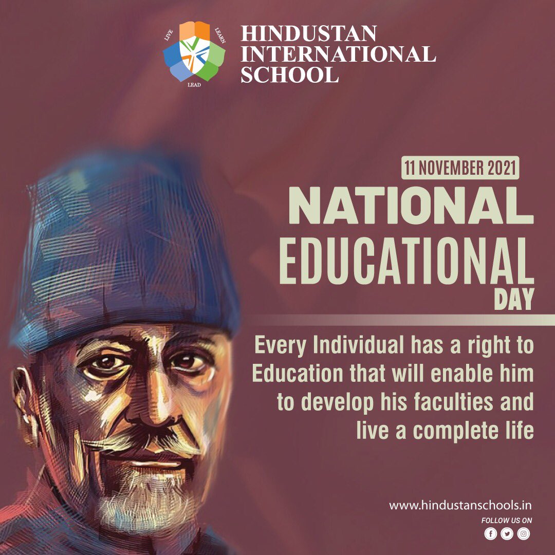 HindustanInter3's tweet photo. "Every Individual Has A Right To Education"

@HindustanInter3 

#nationaleducationday #cbse #igcse #ciae #cae https://t.co/jMrv6gRvxt