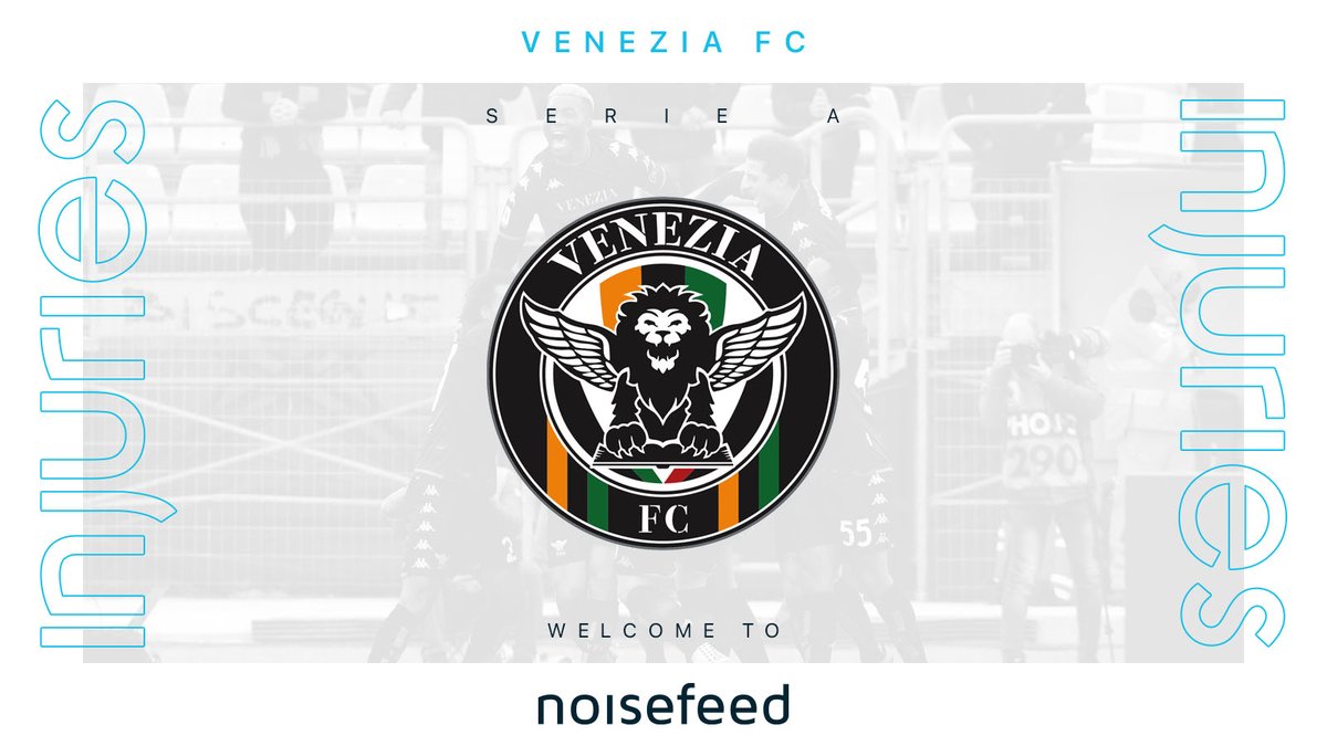 One of the most renowned cities of the world has just regained its <a href="/SerieA/">Lega Serie A</a> status. And now this club is making use of Noisefeed Injuries technology to stay on top of their competition.
Welcome <a href="/VeneziaFC_IT/">Venezia FC</a> ! 🦁🟢⚫🟠

#Noisefeed #Injuries #BigData #football #soccer #calcio