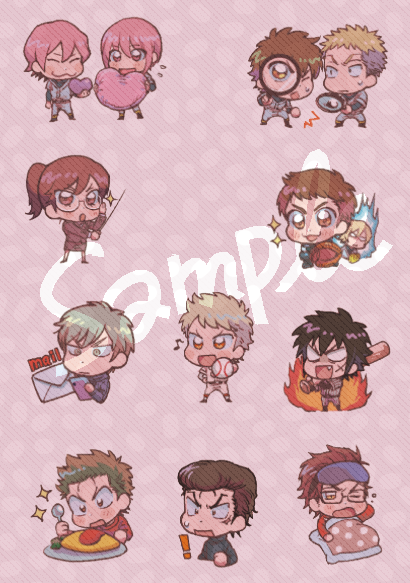 D_all_days's tweet photo. カレンダー用シールイラストが完成しました！(カレンダー用ではありますが、当企画のカレンダーはコンパクトサイズなので使用しづらい可能性があります） https://t.co/vxGSCL9VQu