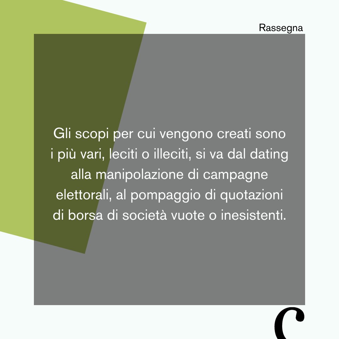 codice_edizioni's tweet photo. ✒️ @m_tesconi , autore di Fake People assieme a @VioBac, il 3 Novembre ha spiegato ai lettori de @qn_lanazione che cosa sono i BOT e come possiamo riconoscerli. 

Per saperne di più, guarda la gallery. E segui il link 👉🏻 https://t.co/himAj5qop4 https://t.co/Ywh0PU6RHZ