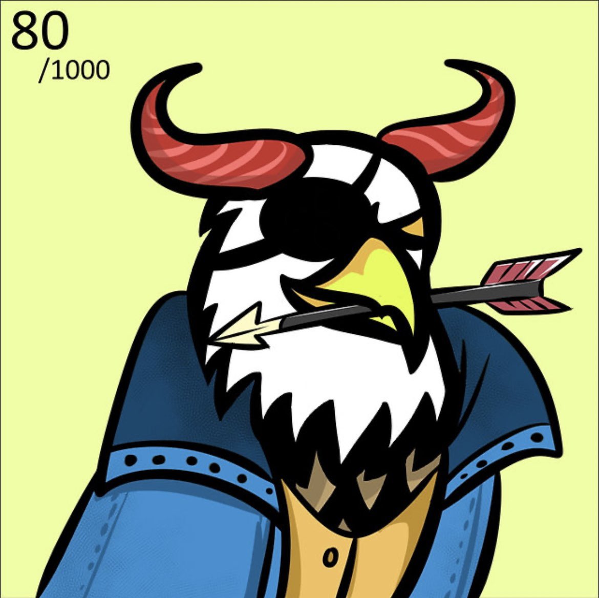 Moonchaser2020's tweet photo. As a bull run memento, I’m giving away this horned badass #SuperEagle #NFT to one lucky winner 🤝😁👑💚

Simply:
☑️ Follow me &amp; @NottheSEC2
☑️ Retweet 
☑️ Share your post-moon goals 
☑️ Vote by liking your fav response/s

Comp ends 22:00 15Nov2021 JPN🍀

#XRPLedger
#NFTGiveaway✨ https://t.co/osgB91Ca3S