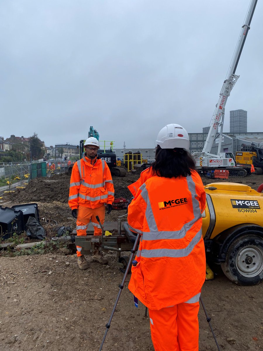 McGee_Group's tweet photo. Filming some exciting content on Site with our grads! It's great to see how enthusiastic they are about their roles! #specialistengineeringcontractor #deliveringcertainty https://t.co/7VJHU5SMoY
