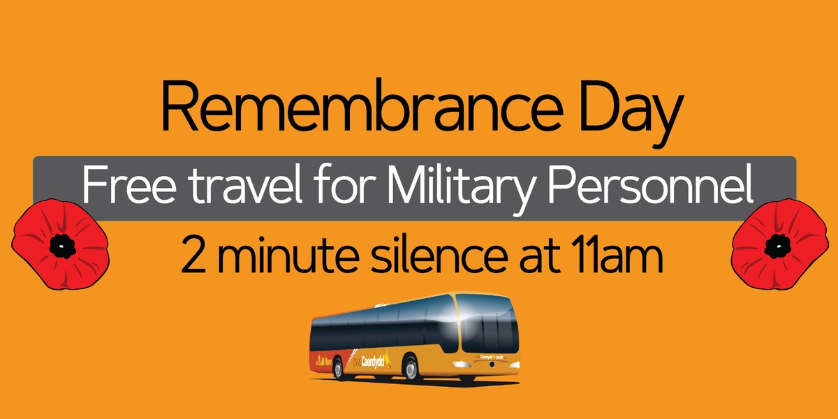We will be taking part in the 2 minute silence at 11am.  Buses will pull over where safe to do so and our driving, engineering and admin teams will pause to think of those who lost their lives fighting for their country.

#LestWeForget #WeWillRememberThem