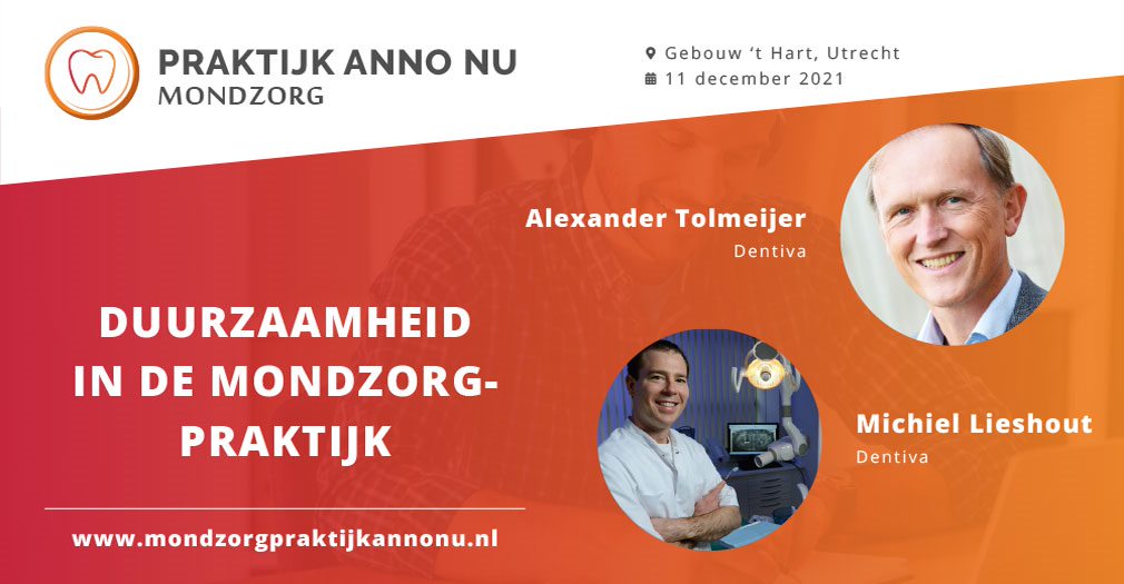 Zorg verlenen heeft invloed op het milieu en daarmee ook op onze gezondheid. Tijdens deze sessie delen Michiel Lieshout en Alexander Tolmeijer hun kennis om de eerste stap naar duurzame mondzorg te nemen. Meld u nu aan voor Mondzorgpraktijk Anno Nu via bit.ly/3z3upCg