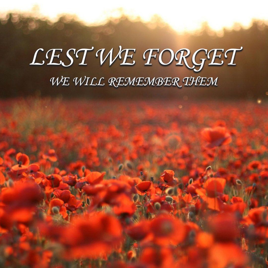 We will remember them. #LestWeForget