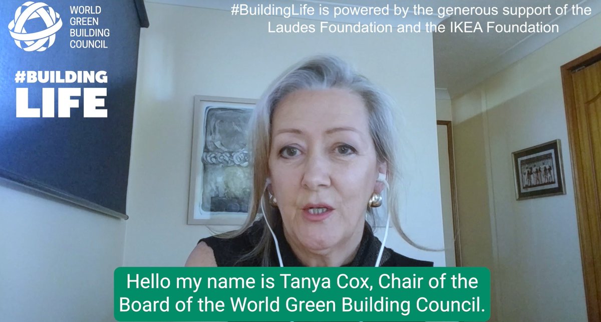 WorldGBC_Europe's tweet photo. Speaking at @UKGBC launch of their national whole life carbon roadmap #COP26, Tanya Cox, Chair @WorldGBC Board, outlines how @WorldGBC_Europe #BuildingLife & #BuildUpon2 can help limit the sector's contribution to #ClimateChange.
https://t.co/h6fh1j90t8
#BuildingToCOP26 https://t.co/ohpWHGrVG6