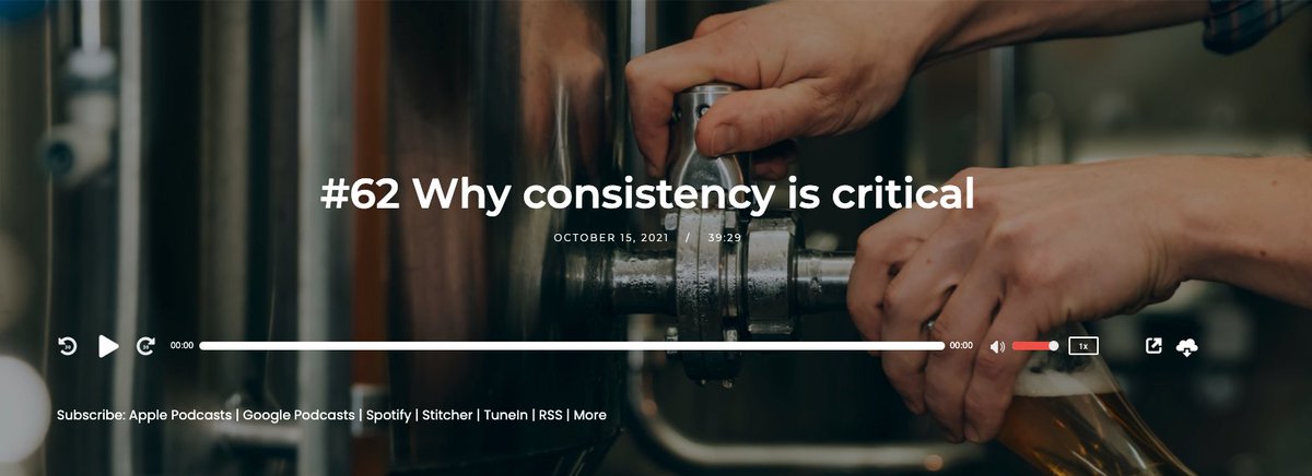 Swipeguide's tweet image. #Consistency, #quality, and #reliability are the keywords in the success of any business, including craft beer 🍻

🎙️ Listen to this episode of the #BrewersPodcast by Reby Media, featuring brewing expert Rob Smith

brewerspodcast.reby.media/2021/10/15/62-…