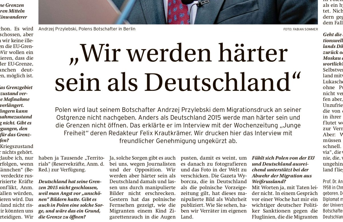 Screenshot eines Artikels aus dem Nordkurier mit dem Titel: „Wir werden härter sein als Deutschland“