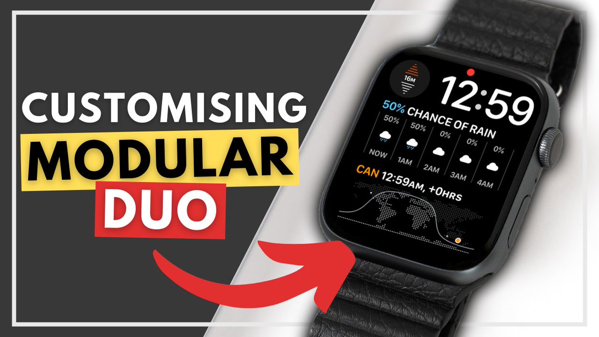 threetwentytech's tweet photo. Modular Duo: Explained! (Apple Watch Face Series 7 41mm/45mm) 👉🏼 https://t.co/6c3tFPgIjb ⌚️ #apple #applewatch #watchface #modularduo #series7 #watchos8 #howto #youtube #tech #tutorial #threetwentytech https://t.co/oyBVQtXd1q