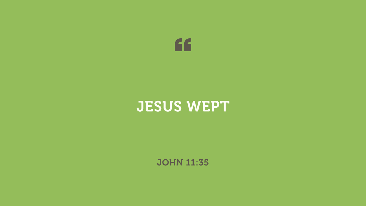 mindandsouluk's tweet photo. Jesus allowed himself to weep. Tears arenโt something a โbetter personโ wouldnโt let out - so how can you make space for yours? Here's a challenge for ALL of us: next time you shed a tear try NOT to apologise! Let's recognise tears as a healthy, human thing
#jesuswept #oktocry https://t.co/lokpCueC8L