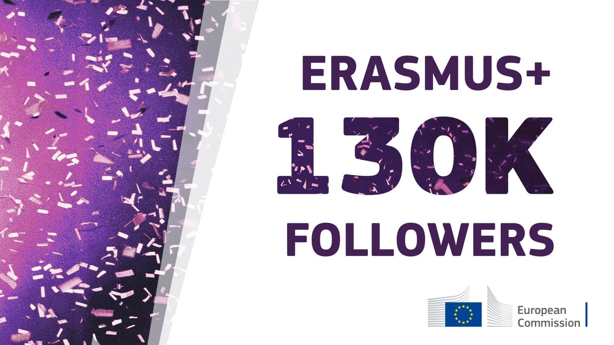 EUErasmusPlus's tweet photo. #ErasmusPlus is a family of people committed to breaking down prejudices and divisions. Erasmus+ is more than a programme, it is a way of understanding life. Once Erasmus, always Erasmus.

Thank you for sticking with us! We have reached 130.000 followers! Let's keep on growing! https://t.co/vqXHHyMTdu