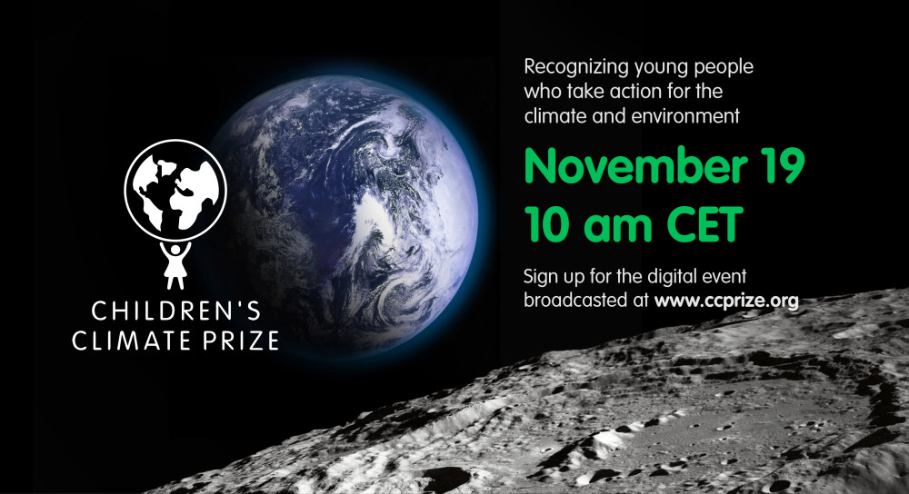 The digital award ceremony for the winner of the Children’s Climate Prize 2021 will take place on November 19th – everyone is invited! mynewsdesk.com/se/childrenscl…