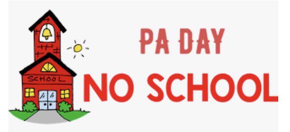 Just a reminder that there is no school for students tomorrow.