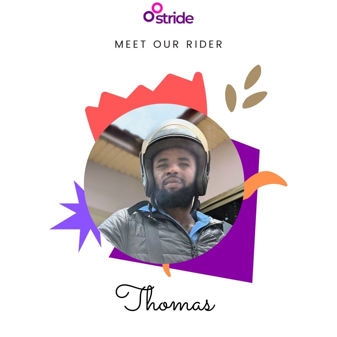 withstride_'s tweet photo. Meet Thomas, one of our dedicated riders at Stride. He has ridden 2 ,940 KM and completed over 200 deliveries. Thomas enjoys performing cultural dances at traditional weddings. Give Thomas a high five when you see him :)

#delivery #courier #ecommerce #dispatch #thrift #accra https://t.co/lPJUySLAY4