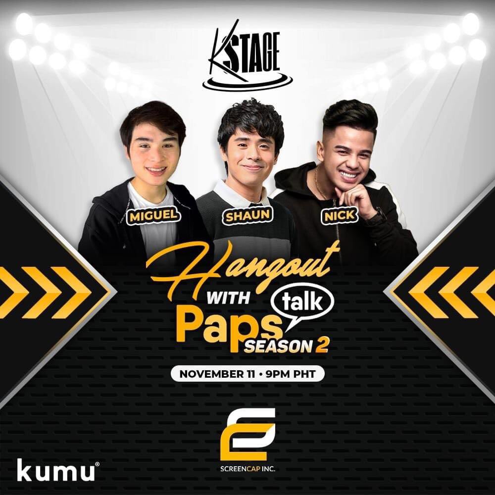 ScreencapI's tweet photo. The countdown is on! 🎄

Abangan ang PapsTalk later tonight at 9PM sa K-STAGE on KUMU! https://t.co/4zLBdfs6Pj