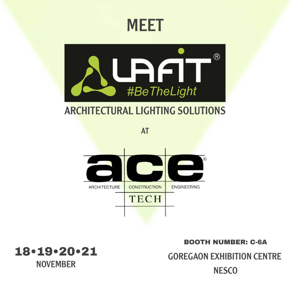 LafitLighting's tweet photo. Meet #lafitlighting with it's new launches at @The_AceTech
⬇️
Find us at Booth Number C6-A
Goregaon Exhibition Centre (NESCO)
 #architects #mumbai #NESCO #architecture #lightingdesign #LEDlighting #acetechmumbai2021 #architecturallighting #homedesign #mumbaiupdates https://t.co/13Hl6DgSU8
