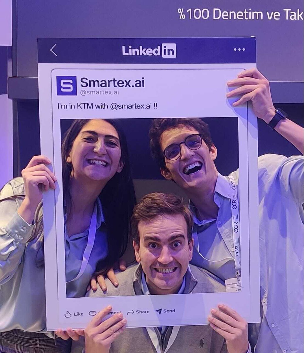 We’re ready to welcome our friends and customers at our booth at KTM 2021, in Kahramanmaraş, Turkey 😀

Starting today, November 11th until Saturday, November 13th.

Come and visit smartex.ai!

#smartex #tradeshow #Kahramanmaraş #KTMtradeshow #turkey #textileevents