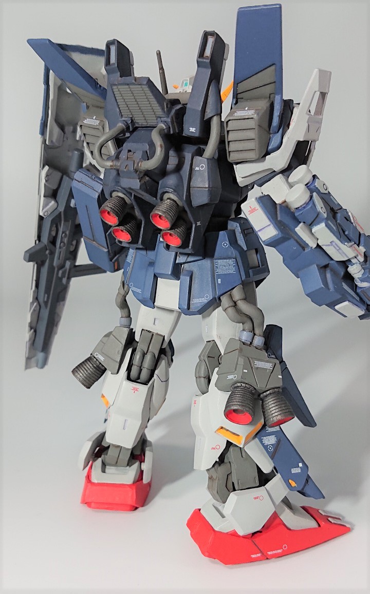 MG 1/100 フルアーマーガンダムMk-Ⅱ 塗装 改造 改修 完成品 japan
