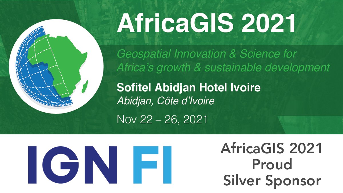 IGN FI, a leader in the design and implementation of geomatics projects, is a proud sponsor of AfricaGIS 2021, Don’t miss out on this premier event: eis.africa/africagis-2021/