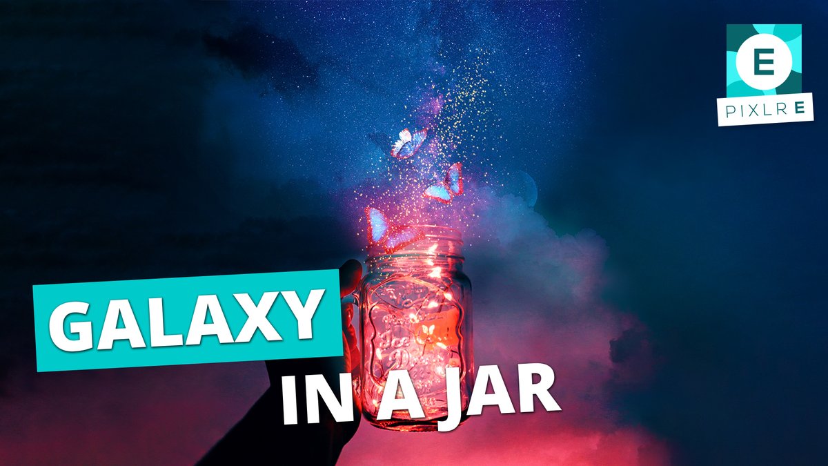 pixlr's tweet photo. Create a beautiful Galaxy in A Jar photo manipulation in Pixlr E 💫
Watch the FULL YouTube tutorial here ⬇️
https://t.co/ypDa1soBct

#pixlre #pixlrtutorial #galaxy #surreal #photoediting https://t.co/ieaJ3GgDkU