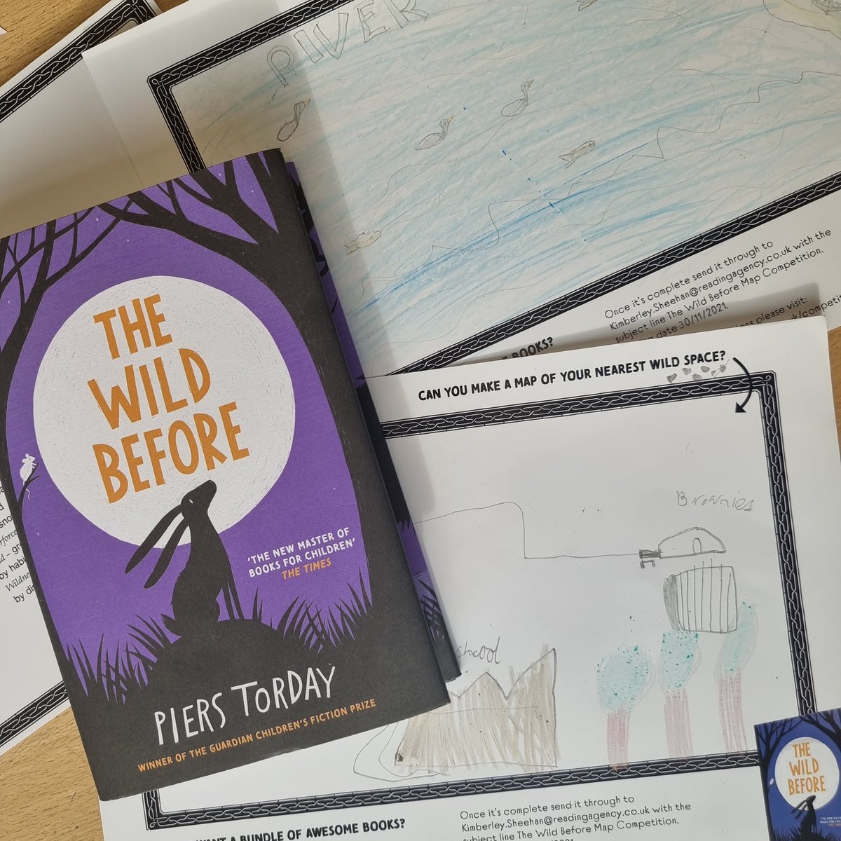 StrensallLib's tweet photo. We had a great Chatterbooks session using this fun pack from @HachetteKids & @readingagency - we made lovely maps of our local wild spaces! #thewildbeforelibraries @PiersTorday #explorelibraries #yorklibraries #chatterbooksreadinggroup https://t.co/0tf8WtLBn7