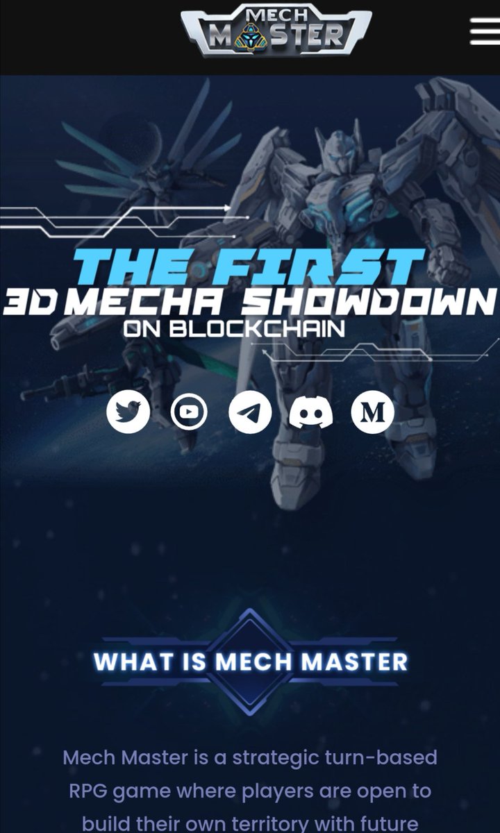 MetaKing69's tweet photo. 🔥 SECRET🔥

👑  #MechMaster $MECH
🐦  @MechMaster_IO
📱  https://t.co/vvwhzgKlLe
🌍  https://t.co/zRlnIXqCVI 

➡️  HIDDEN GEM... 🤐🤯 ⁉️
 📉https://t.co/Irpqt266hW

✅ P2E
✅ CMC &amp; CG 
✅ 240M MC
✅ 100x possible⁉️
✅ Marketplace 
#Metaverse #Crypto #CryptoGems 
#NFT

DYOR https://t.co/aBbtL7XopD