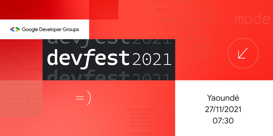 GDGYaounde's tweet photo. The #DevFest Yaoundé is back this Nov. 27, 2021. The event will be online and also in person.
Reservation on: https://t.co/HrqiIuoyrT
#DevFest2021
#DevFestYde2021
#GDGYde
#WTMYde https://t.co/sZ17Q7KSCR