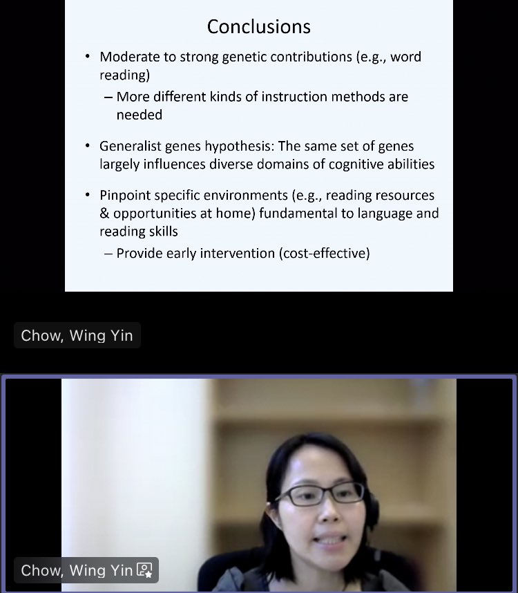 frill_reading's tweet photo. And all kicked off with a talk from Bonnie Chow on genetic and environmental influences on L1-L2 Chinese-English learning and development 🤩 https://t.co/BwCEEnxSuV