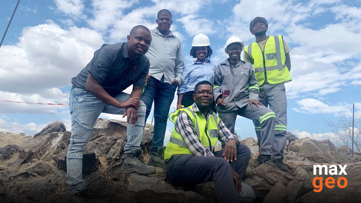 MaxGeoServices's tweet image. #maxgeo EMEA Data Management Consultant Lerato Mogola is visiting client @trigonmetals at Kombat copper mine in Namibia to implement #DataShed4. Whilst on site she will also conduct #QAQCR &amp;amp; DataShed4 training and #DataShed5 Mentoring. Discover #DataShed hubs.ly/H0_042g0