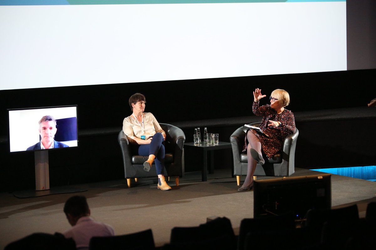 MTH_Conference's tweet image. &quot;Film is the most attractive shopping centre. Watch, click and buy is the future.&quot; says Claudia Wolf from @_transfermedia at #mthcon2021 about the next frontier of in-film #smartadvertising.