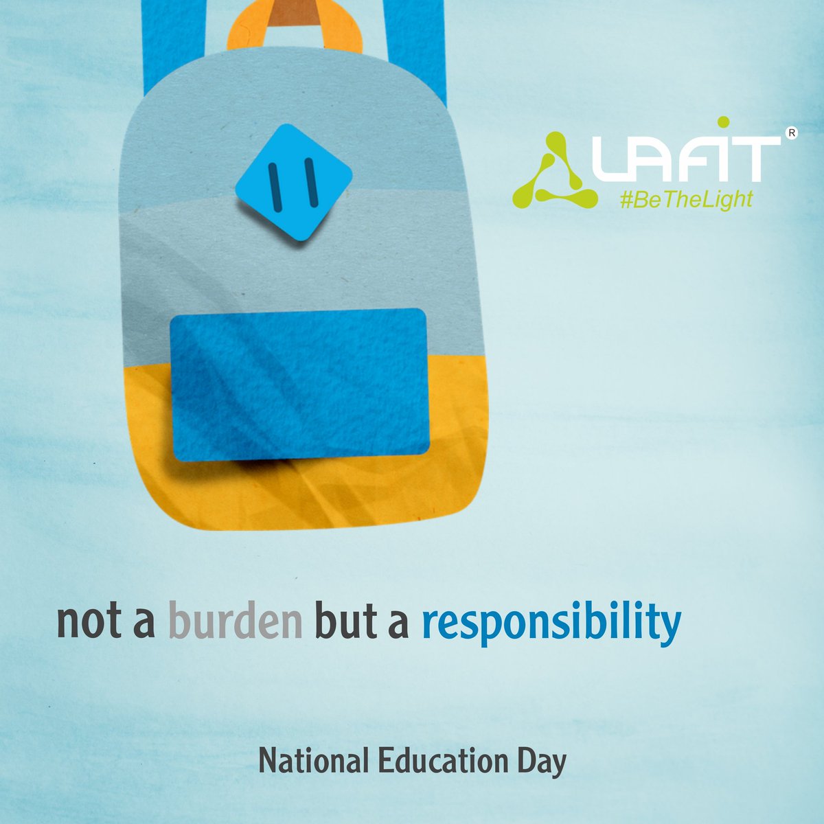 LafitLighting's tweet photo. Not a burden, but a responsibility.

#nationaleducationday #sarvashikshaabhiyaan #literacy #atmanirbharbharat https://t.co/eHUqvDRjM6
