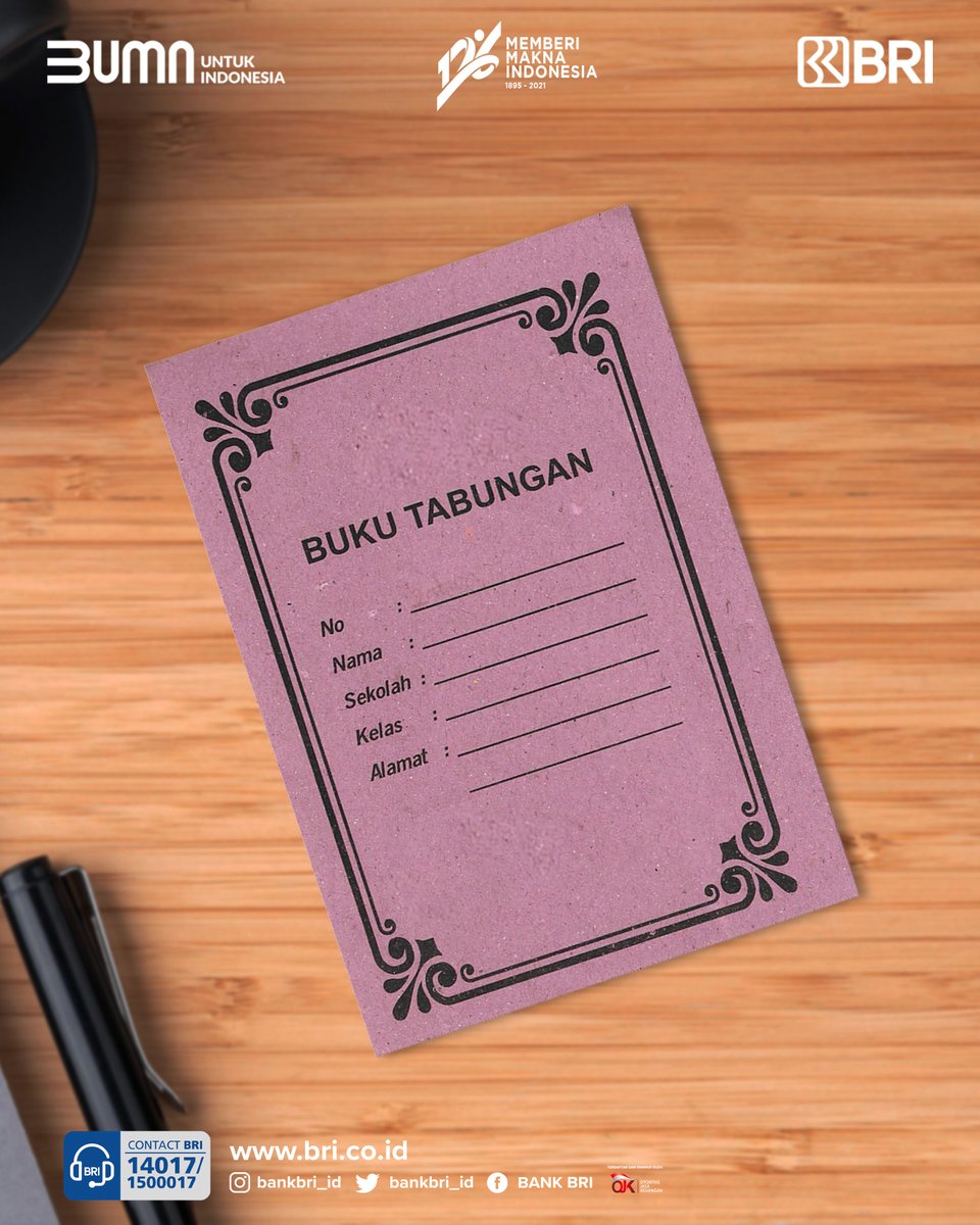BANKBRI_ID's tweet photo. Retweet kalo kamu dulu pernah nabung di buku tabungan ini! 🤭

#BRI #UntukIndonesiaBrilian #MemberiMaknaIndonesia https://t.co/A8l0UsUZVO