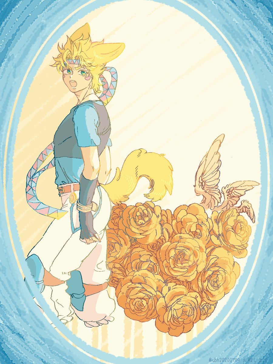 ジョジョ ジョジョの奇妙な冒険 シーザー こだわりすぎて失敗した絵 おいとましますのイラスト