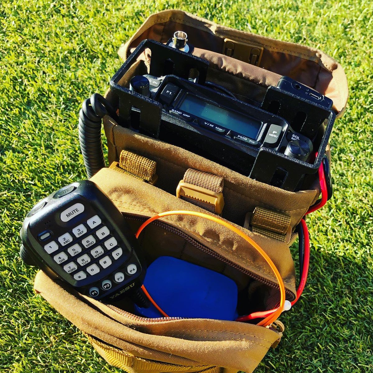 thetechprepper1's tweet photo. The FTM-6000R manpack is alive! Time for field testing.
Who's ready for some real world voice and packet experiments?
#thetechprepper #yaesu #ftm6000r #ftm6000 #manpack #portableops #packetradio #shtfgear #comms #hamradio #armoloq #ttp6000 #prepper https://t.co/JgW4phgFvB