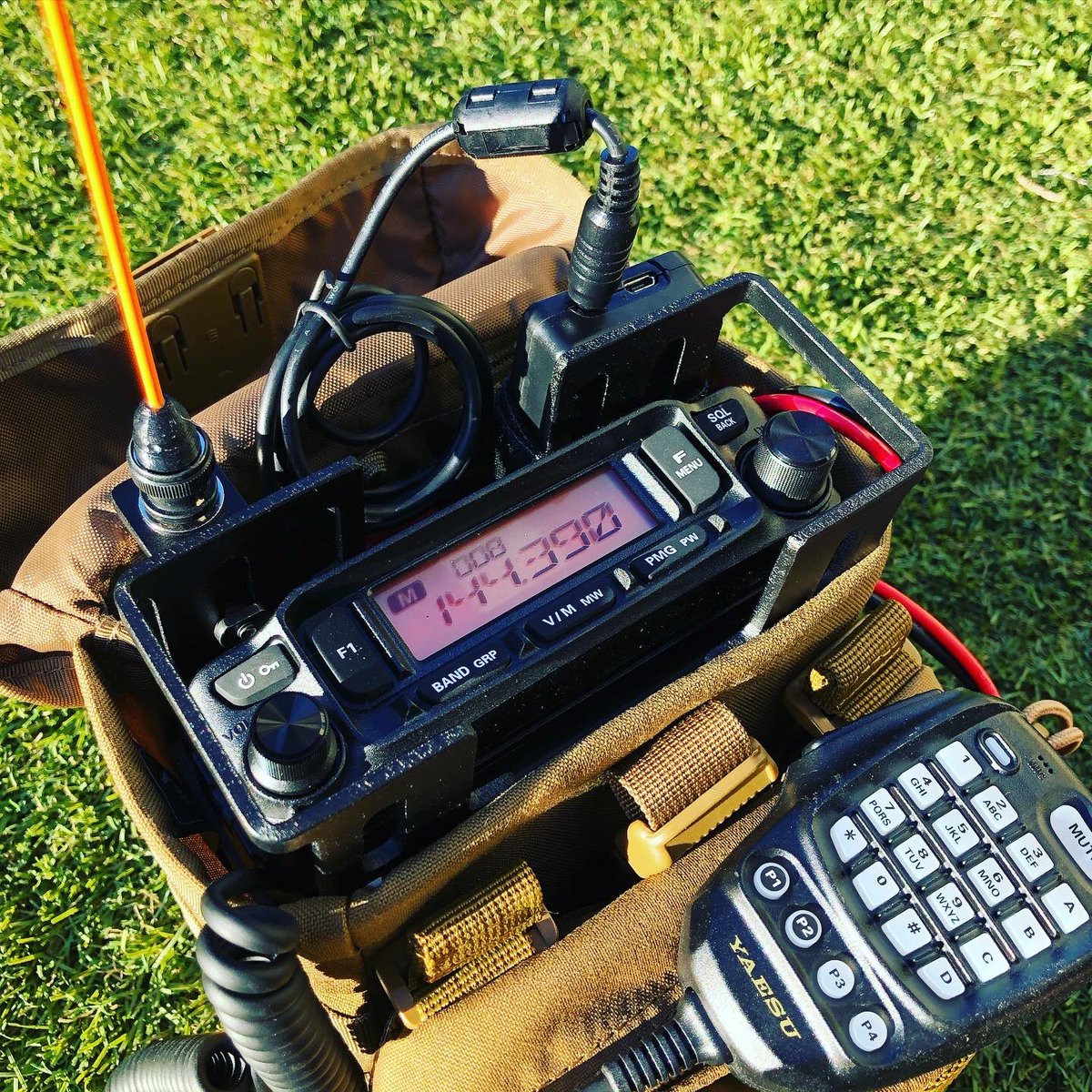 thetechprepper1's tweet photo. The FTM-6000R manpack is alive! Time for field testing.
Who's ready for some real world voice and packet experiments?
#thetechprepper #yaesu #ftm6000r #ftm6000 #manpack #portableops #packetradio #shtfgear #comms #hamradio #armoloq #ttp6000 #prepper https://t.co/JgW4phgFvB