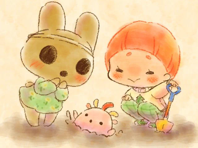 ハニワを掘るのが毎日のお楽しみ🎵 