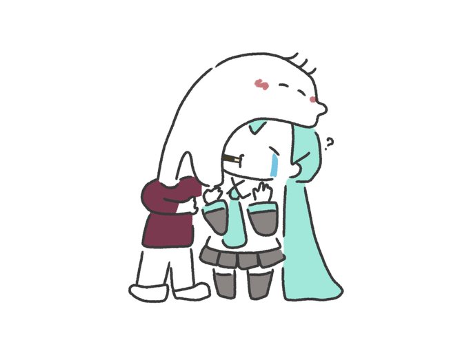 初音ミクとポッキーゲームをしたよ( ◠‿◠ ) 