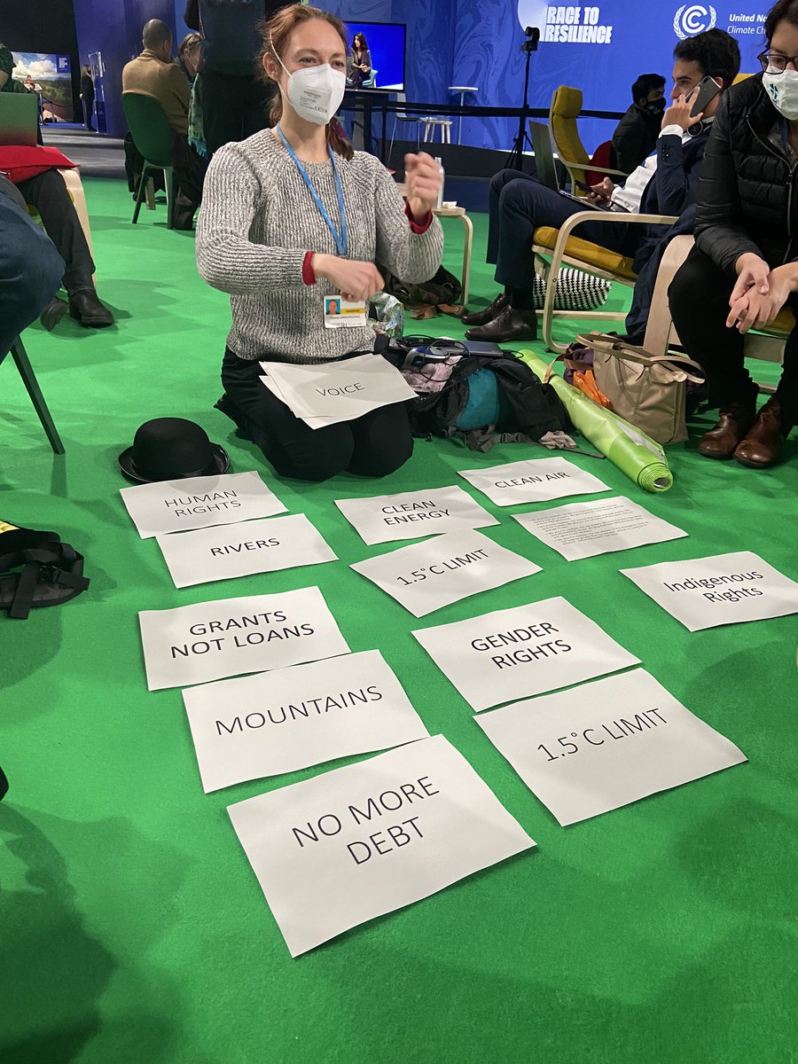 ACTAlliance's tweet image. Coming up at noon in hall d at #COP26 : an action led by youth from ACT, @lutheranworld and other faith groups that creation is not for sale. Not at COP, not anywhere. Not anymore. #act4climate #climatejustice