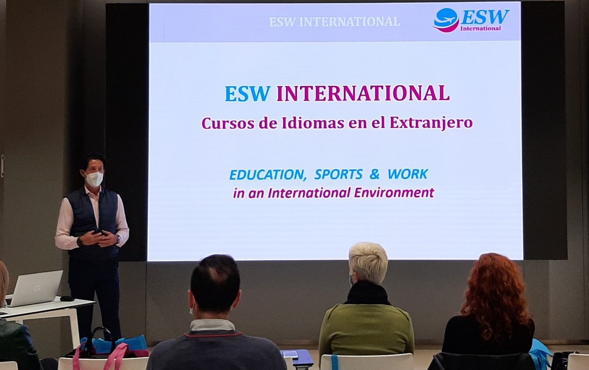 ESW_INTER's tweet photo. En el día de ayer @feceval_cece organizó una presentación de sus partners para todos sus centros educativos y @eswinternational estuvo presente como su proveedor oficial de idiomas.
#SabadellHubempresa #feceval https://t.co/PQ8681ZszQ