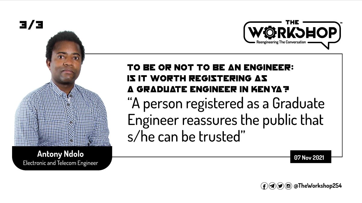 TheWorkshop254's tweet photo. 3/3
@IngNdolo: A person registered as a #GEngKE reassures the public that s/he can be trusted
#TheWorkshop254
#28thIEKConference https://t.co/KZTkUwMDZZ