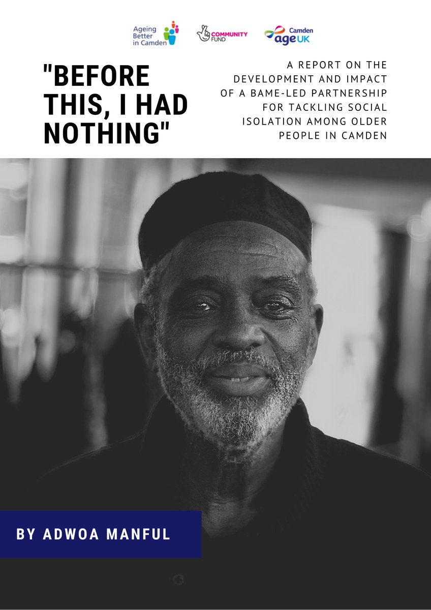 In 2021, we commissioned independent research into the development, implementation, and impact of the BAME-CAP project to document learning from the project. 

Today, we launch that research. Our event has sold out, but you can read the research here: ageingbetterincamden.org.uk/bameled-partne…