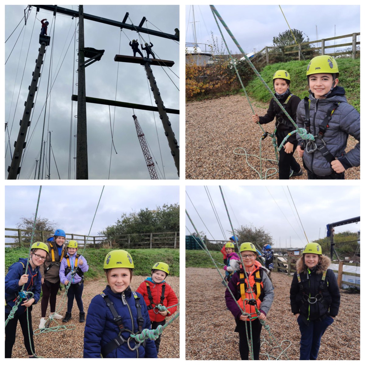 HarpAcademy1's tweet photo. Dahl class having high ropes fun! #fellowshipafloat #pe https://t.co/ZgkGtUBQ6y