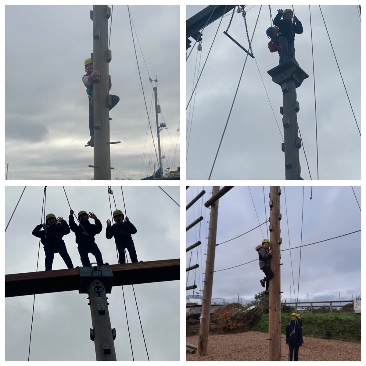 HarpAcademy1's tweet photo. Dahl class having high ropes fun! #fellowshipafloat #pe https://t.co/ZgkGtUBQ6y