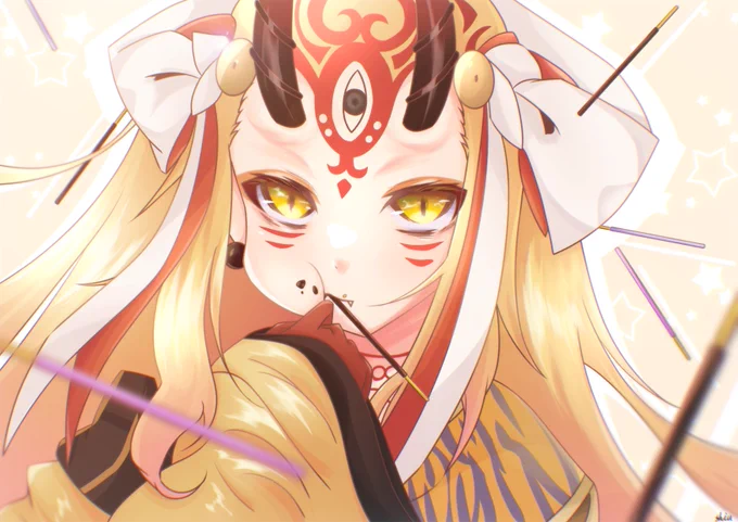 ほれ、もっとよこさぬか
#ポッキーの日
#FGO #FateGO #茨木童子 