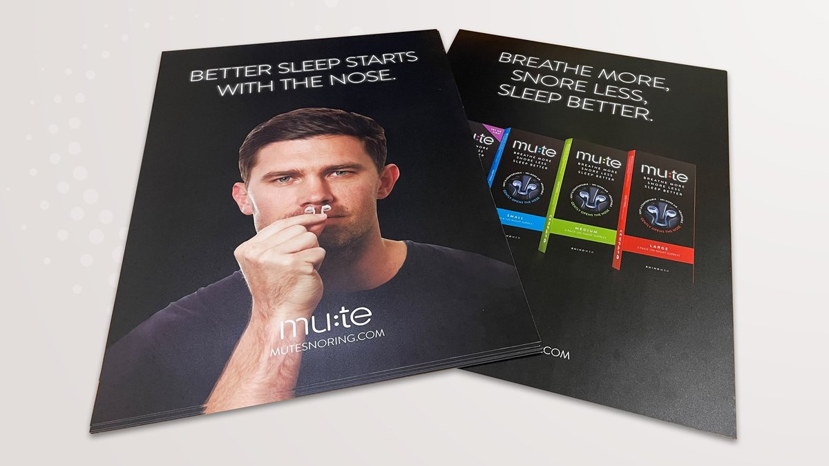 OysterStudios's tweet photo. Here’s a glimpse of the recent marketing collateral we produced for Rhinomed to promote their product Mute at The Pharmacy Show. If you want to maximise your presence at your next exhibition or trade show, find out more here: https://t.co/43qdlKPkLe
#Advertising  #eventcollateral https://t.co/ZO3MdkSfR5