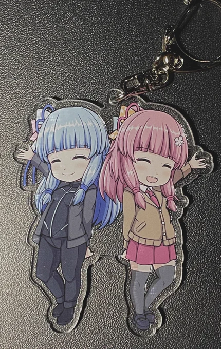 ギャルゲ車載姉妹アクキーもとりあえず問題は無さそう!良かったー(◜ᴗ◝ ) 