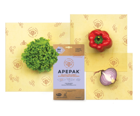 ApepakI's tweet photo. #Apepak_BAG 
#beeswax_bags_for_food #beeswax_reusable_food_bags
NEW APEPAK THREE MIXED BIO CONAPI mixed 25x25, 30x30 and 40x40 cm
contains 3 washable organic cotton wraps, BIO CONAPI beeswax, 
visit us: https://t.co/Ra8uO0khzb https://t.co/Vr6RFRvUvU