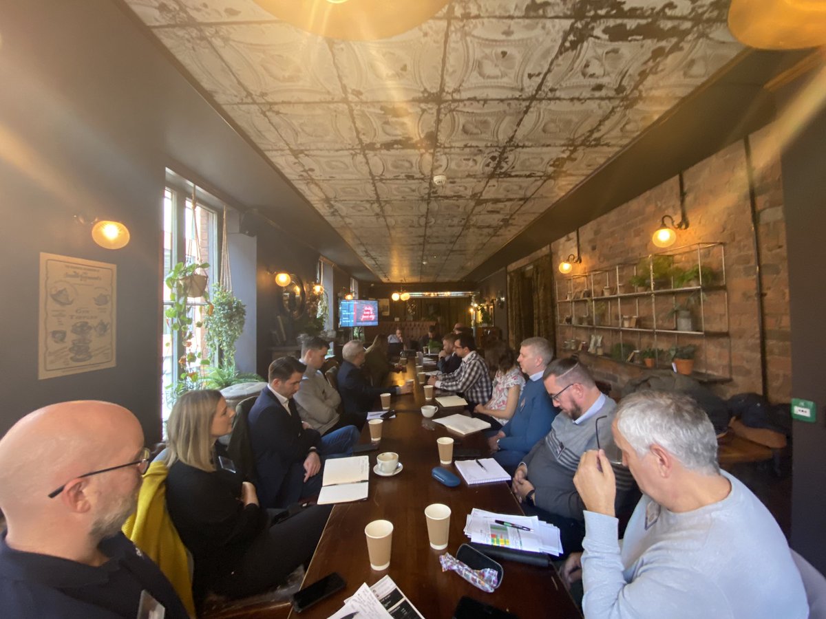 Taking two mins during our networking meeting to remember.