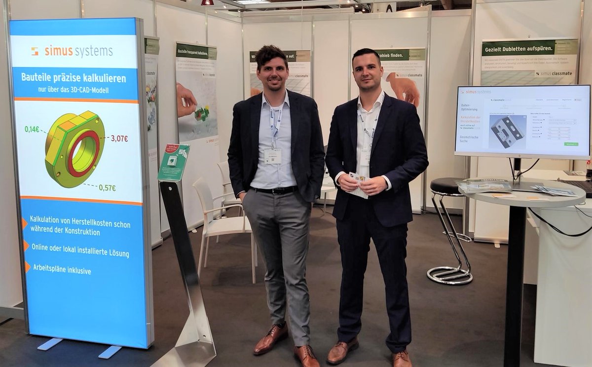 👉🏻 1-2-3 Kostencheck für Dreh-, Fräs- und Blechteile – auch als Service integrierbar in Ihre Website! Interessiert?
😀 Unsere sympathischen Kollegen Michael Hilbmann und Daniel Alexander erwarten Sie noch bis Freitag Mittag bei der <a href="/FMB_Messe/">FMB Messe</a> 

#FMB #Kostencheck #Auftragsfertiger